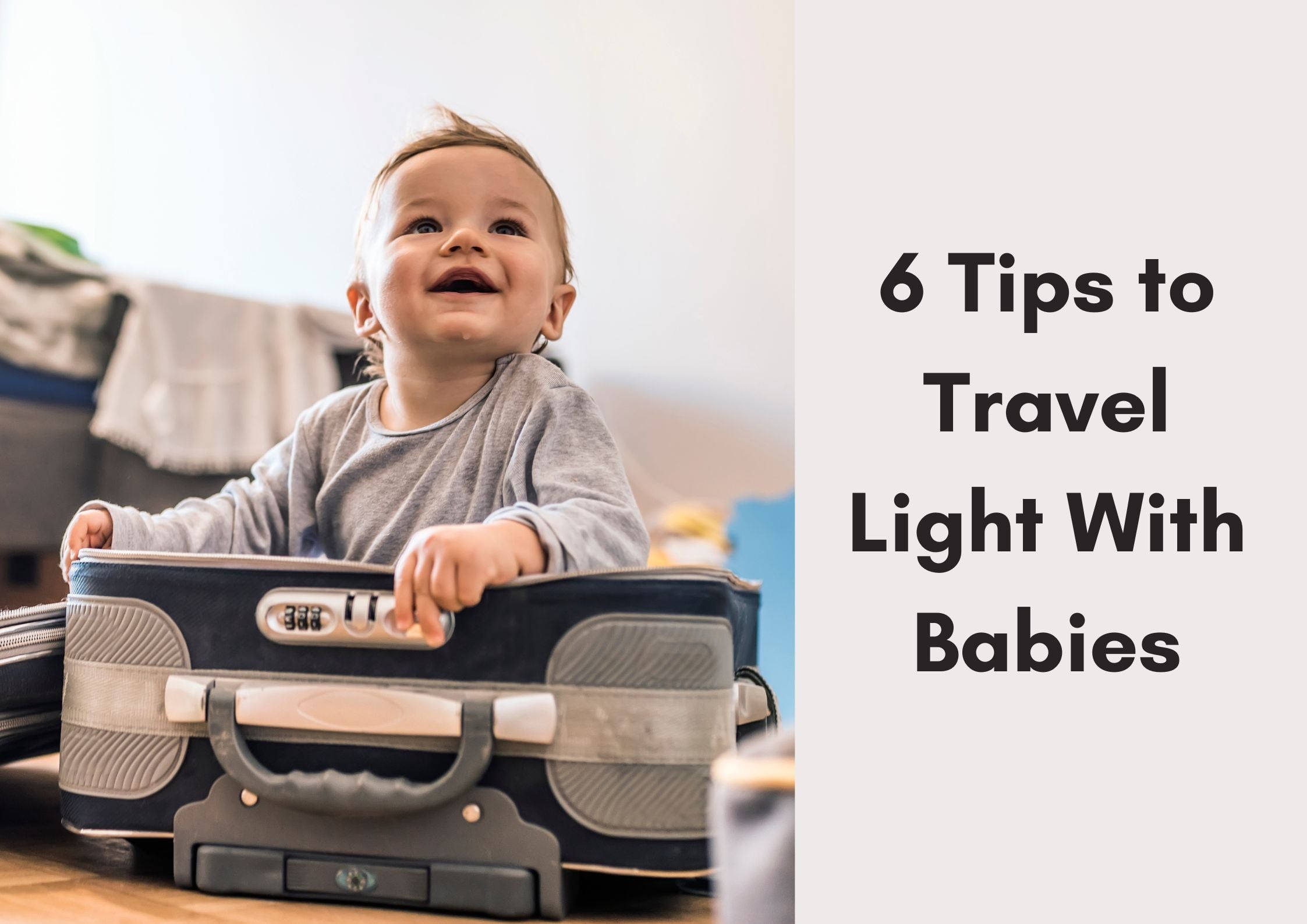 6 Tips to Travel Light With Babies