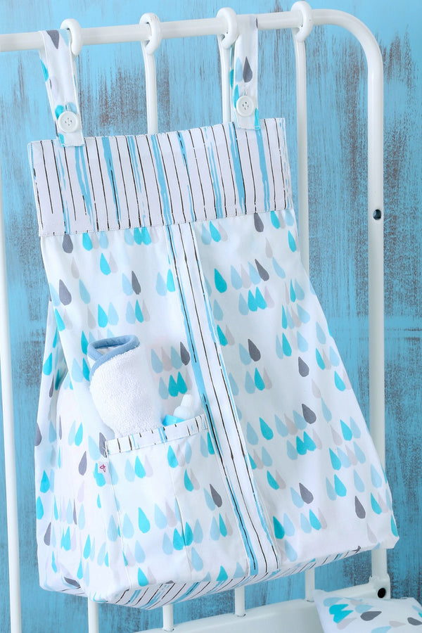 Raindrops - Diaper Stacker MOMZJOY.COM