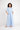 Ice Blue Maternity & Nursing Dress / Delivery Gown/ Night Dress (100% Cotton) MOMZJOY.COM