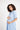Ice Blue Maternity & Nursing Dress / Delivery Gown/ Night Dress (100% Cotton) MOMZJOY.COM