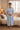 Criss Cross Blue Maternity & Nursing Kaftan (100% Cotton)