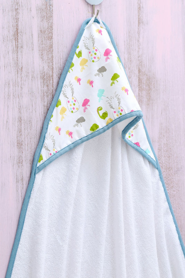 Dino Party - Hooded Towel MOMZJOY.COM