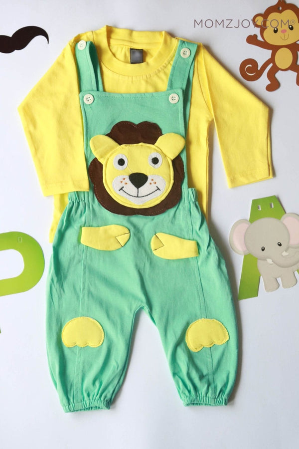 Yellow Baby African Safari Set (0-18m) MOMZJOY.COM