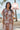 Rust Blossom Maternity & Nursing Kaftan (100% Cotton) momzjoy.com