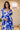 Admiral Blue Leafy Maternity & Nursing Dress momzjoy.com