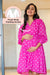 Timeless Barbie Pink Wrap Maternity & Nursing Knee Dress momzjoy.com