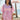 Pink Striped Maternity & Nursing Kaftan (100% Cotton) momzjoy.com