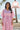 Pink Striped Maternity & Nursing Kaftan (100% Cotton) momzjoy.com
