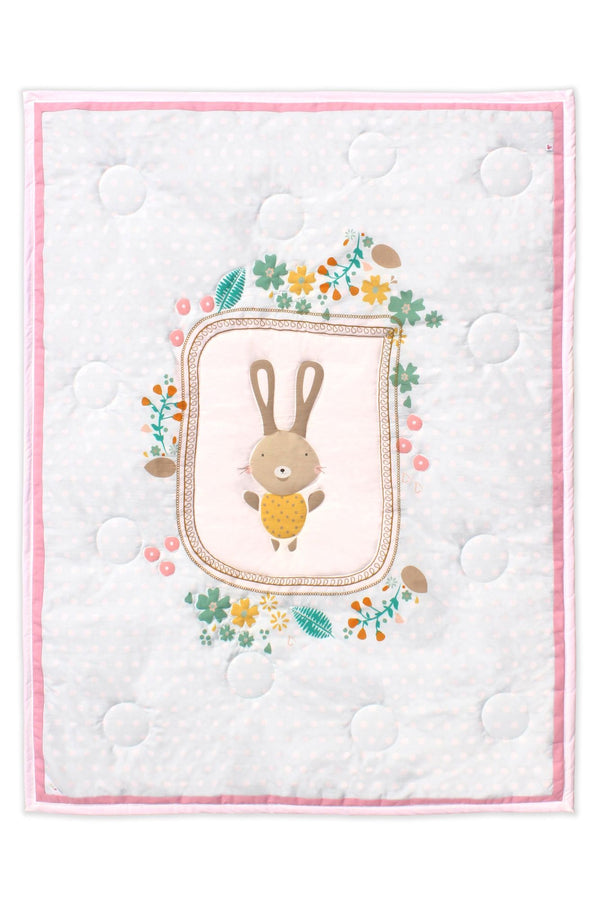 Sweet Bunny - Organic Reversible Quilt MOMZJOY.COM