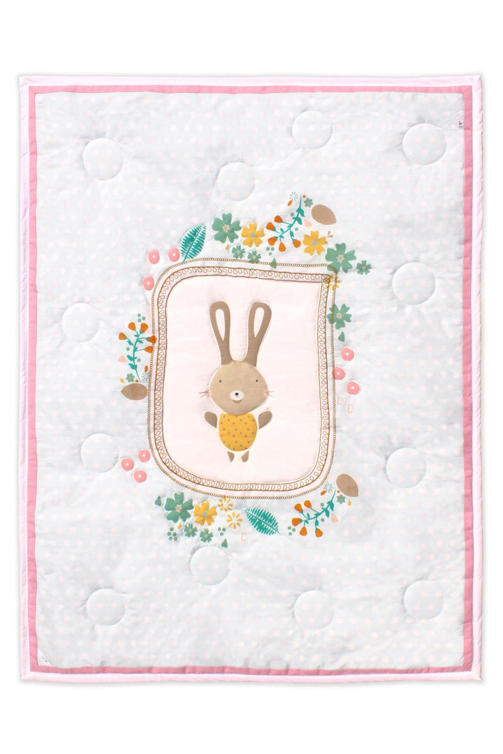 Sweet Bunny - Organic Reversible Quilt MOMZJOY.COM