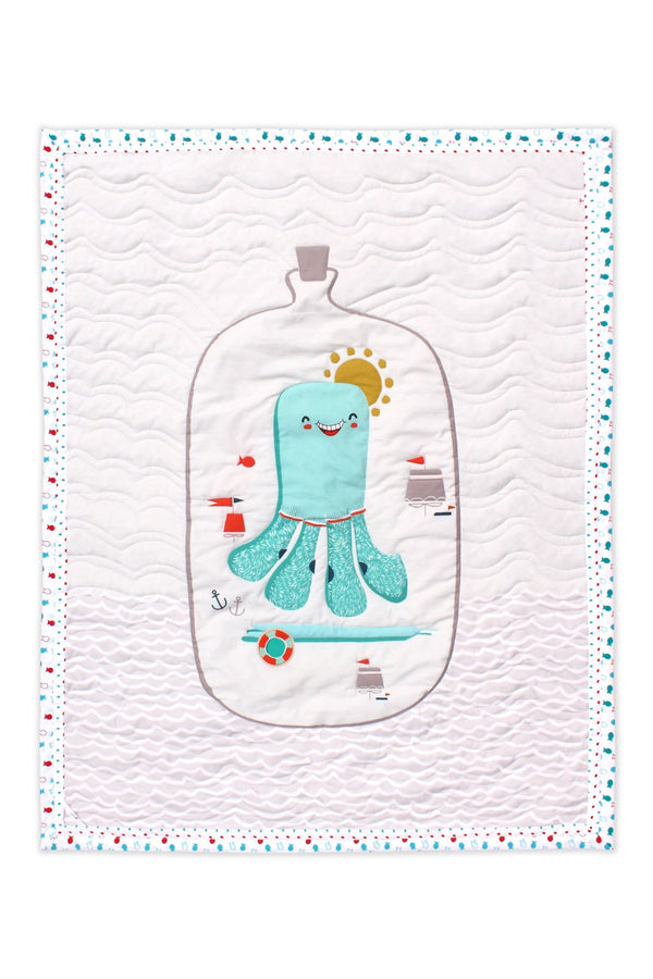 Under The Sea - Organic Reversible Quilt MOMZJOY.COM