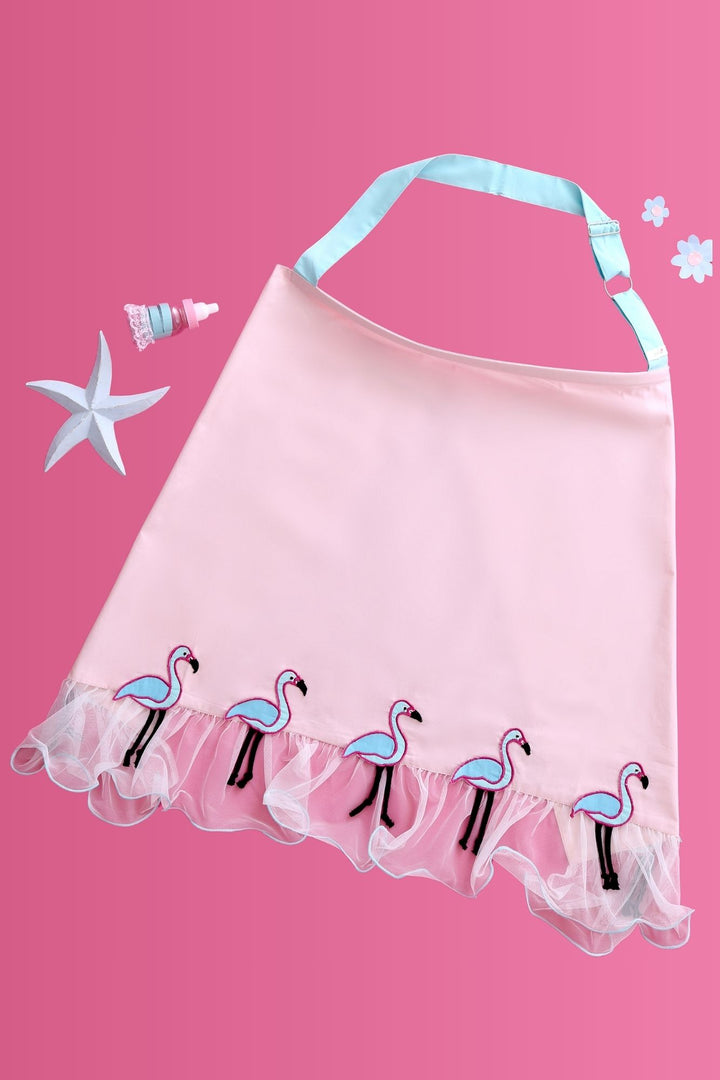 Dancing Flamingo - Feeding Cover MOMZJOY.COM