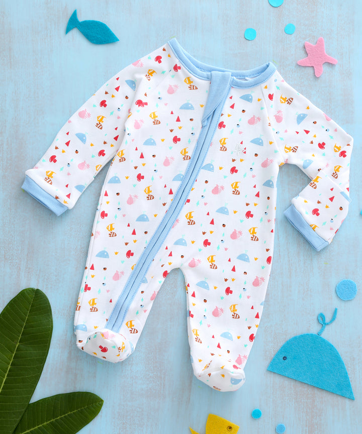 Color Palette Beach Duo  - Sleeper Onesie (Set of 2) MOMZJOY.COM