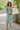 Dusty Blue Yellow Abstract Maternity & Nursing Dress (100% Cotton) momzjoy.com