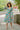 Dusty Blue Yellow Abstract Maternity & Nursing Dress (100% Cotton) momzjoy.com