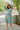 Dusty Blue Yellow Abstract Maternity & Nursing Dress (100% Cotton) momzjoy.com