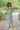 Dusty Blue Yellow Abstract Maternity & Nursing Dress (100% Cotton) momzjoy.com
