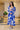 Admiral Blue Leafy Maternity & Nursing Dress momzjoy.com