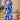 Admiral Blue Leafy Maternity & Nursing Dress momzjoy.com
