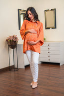 Classic Melon Maternity & Nursing Shirt (100% Cotton) momzjoy.com