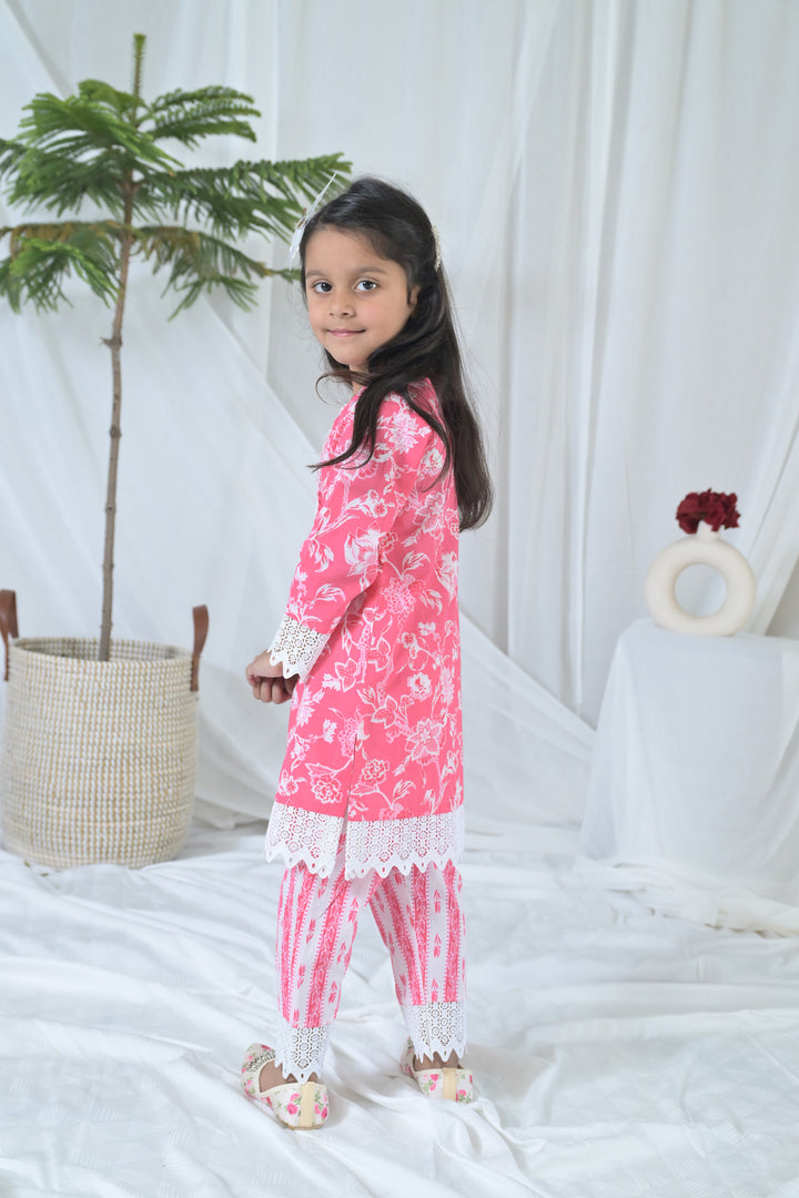 Pretty Pink Kurta Set (2pc) (0-12 Yrs) MOMZJOY.COM