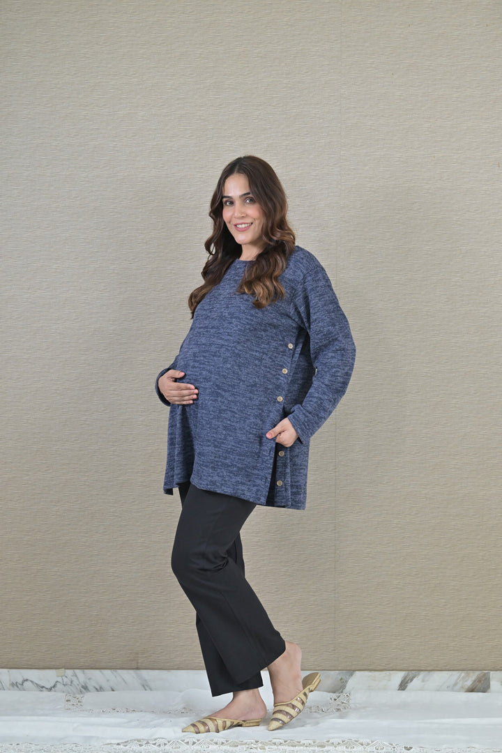 Indigo Blue Maternity & Nursing Top MOMZJOY.COM