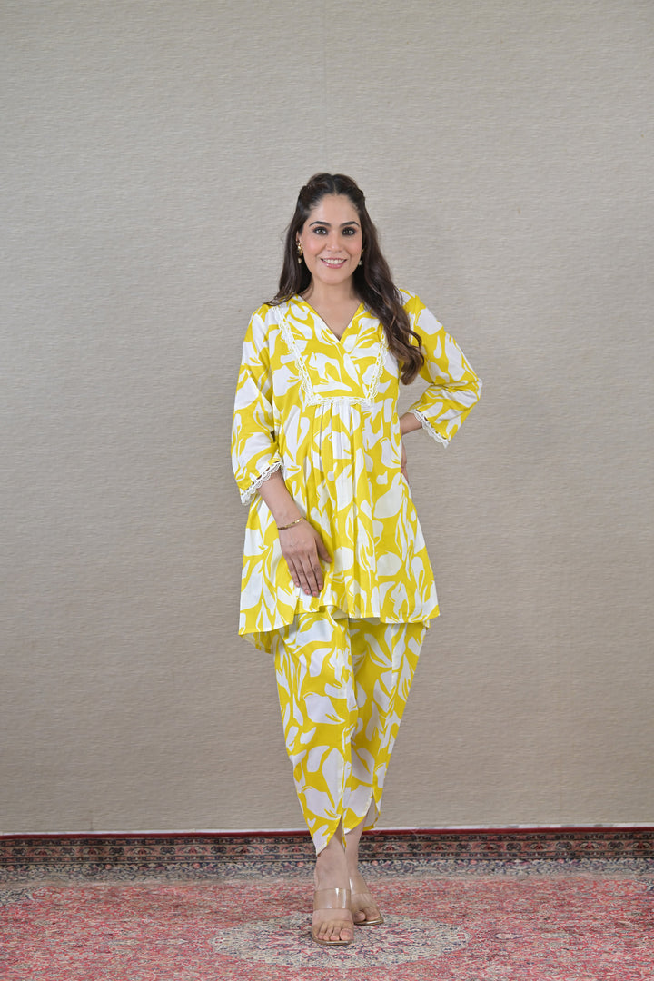 Lemony Maternity & Nursing Kurta + Bump Band Bottom (2 pc) (100% Cotton) momzjoy.com