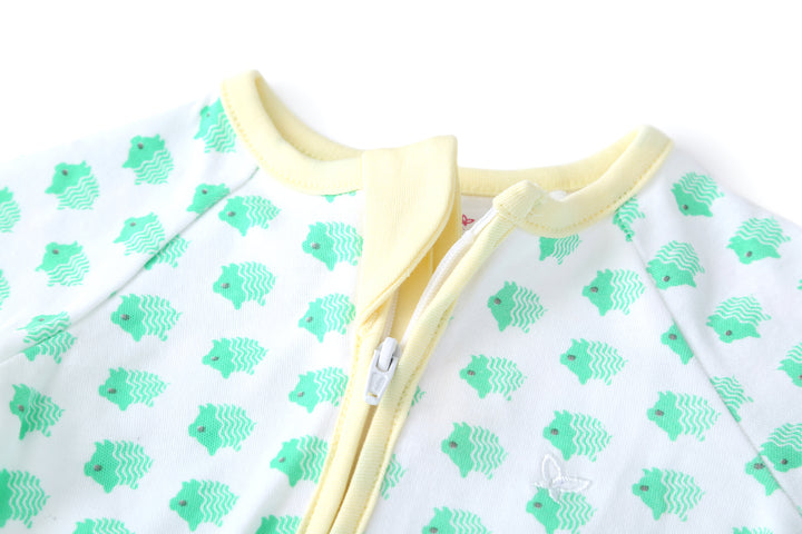 Pineapple Piggy  - Sleeper Onesie (Set of 3) MOMZJOY.COM