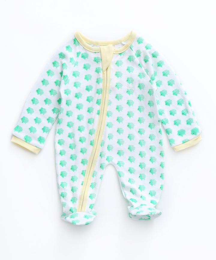 Piggy Fruit Punch Duo  - Sleeper Onesie (Set of 2) MOMZJOY.COM