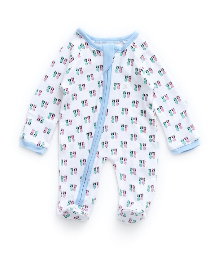 Pineapple Whale Duo  - Sleeper Onesie (Set of 2) MOMZJOY.COM