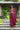Blooming Fuchsia Pink Maternity & Nursing Pintucks Flow Dress momzjoy.com