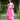 Classy Pink Pleated Maternity Knot Dress MOMZJOY.COM