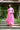 Classy Pink Pleated Maternity Knot Dress MOMZJOY.COM