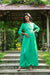 Classy Jade Green Pleated Maternity Knot Dress MOMZJOY.COM