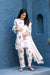 Luxe Coral Peach Maternity & Nursing Kurta + Bump Band Bottom + Dupatta (3 Pc) momzjoy.com