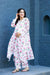 Ivory Rosy Pink Maternity & Nursing Kurta + Bump Band Bottom + Dupatta (3 Pc) momzjoy.com