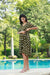 Winsome Seaweed Green Ikat Maternity & Nursing Dress MOMZJOY.COM