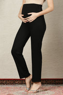 Maternity Black & Grey Leggings - Twin Pack MOMZJOY.COM