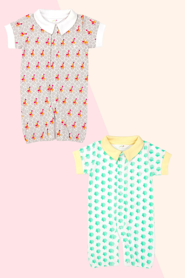 Giraffe Piggy- Baby Romper (Set of 2) MOMZJOY.COM