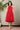 Breezy Scarlet Layered Maternity & Nursing Flow Dress MOMZJOY.COM