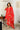 Luxe Cheery Red Floral Chanderi Maternity & Nursing Kurta + Bump Band Bottom + Dupatta (3 Pc) momzjoy.com