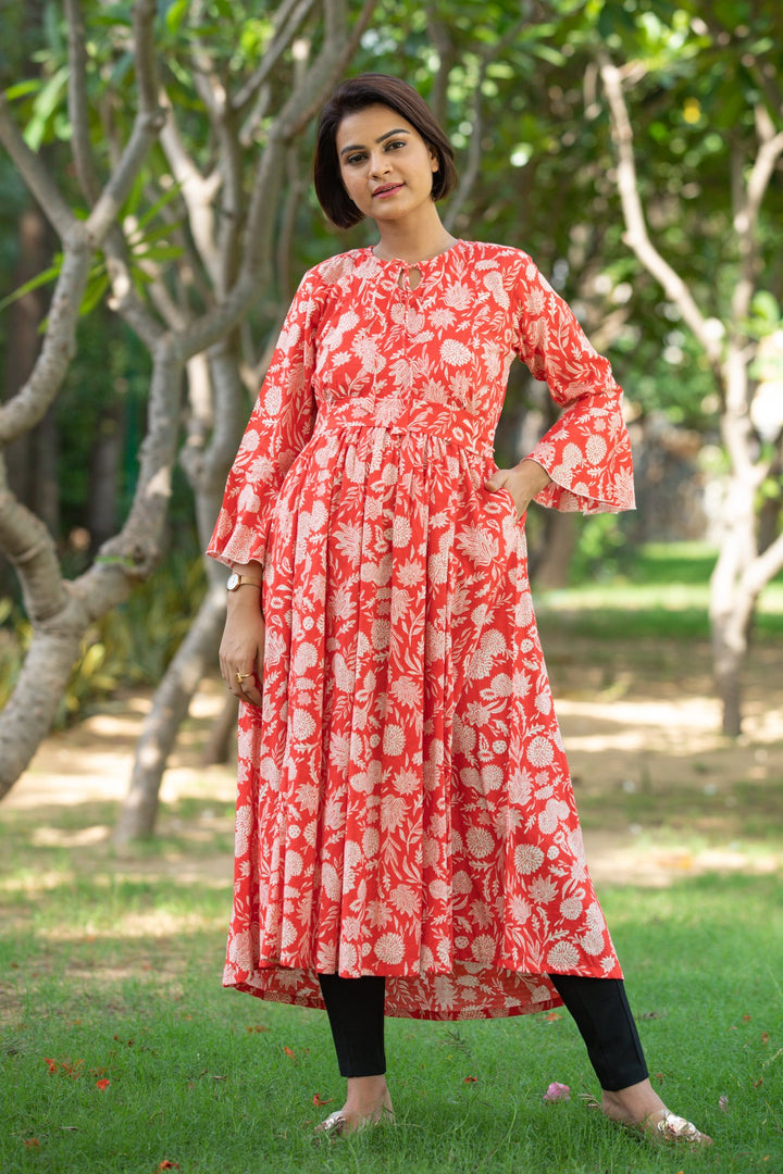 Dancing Ruby Maternity & Nursing Kurta Dress momzjoy.com