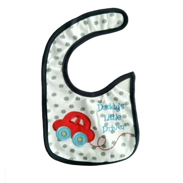 Daddy's Little Driver Adjustable Baby Meal Bib (0-3 yrs)