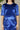 Smashing Cerulean Blue Ruched Maternity Velvet Dress MOMZJOY.COM