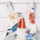 Cute Floral Lilly Cotton Baby Romper (0-6 months) - MOMZJOY.COM