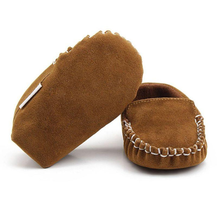 Comfy Tan Vegan Baby Shoes (0-6months) - MOMZJOY.COM