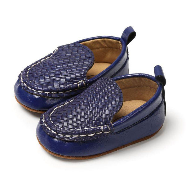 Baby Blue Loafer Shoes - MOMZJOY.COM