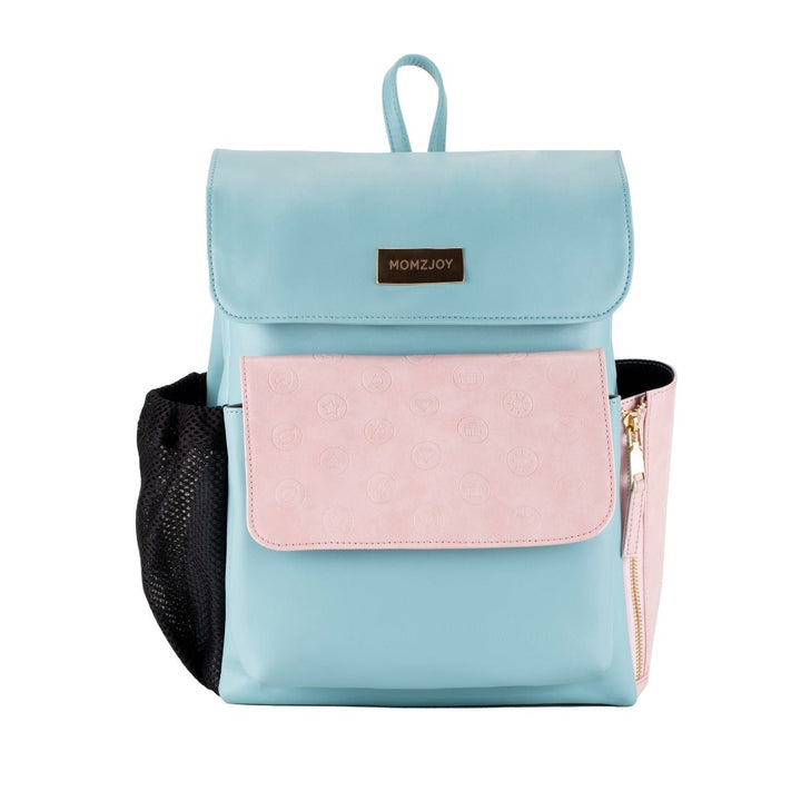 Momzjoy Unisex Blue & Pink Joy Diaper Bag MOMZJOY.COM