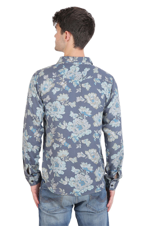 Men Comfy Spruce Flower Bomb Shirt MOMZJOY.COM