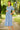 Pastel Blue Concealed Zips Maternity & Nursing Dress MOMZJOY.COM